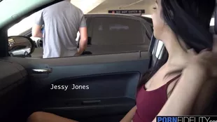 Kiarra Kai's first sexual experience with Jessy Jones in a car