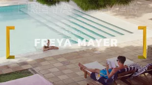 Freya Mayer's sensual outdoor rendezvous with her lover