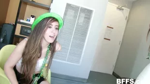 A group of American party enthusiasts have a wild night of sex during St. Patrick's Day in a hotel room