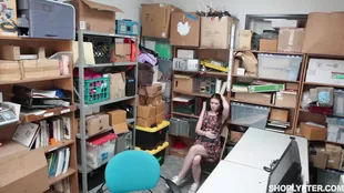 A young woman gets punished by her boss in a steamy office encounter