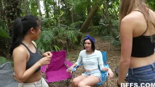 Lesbian group has fun outdoors in the USA